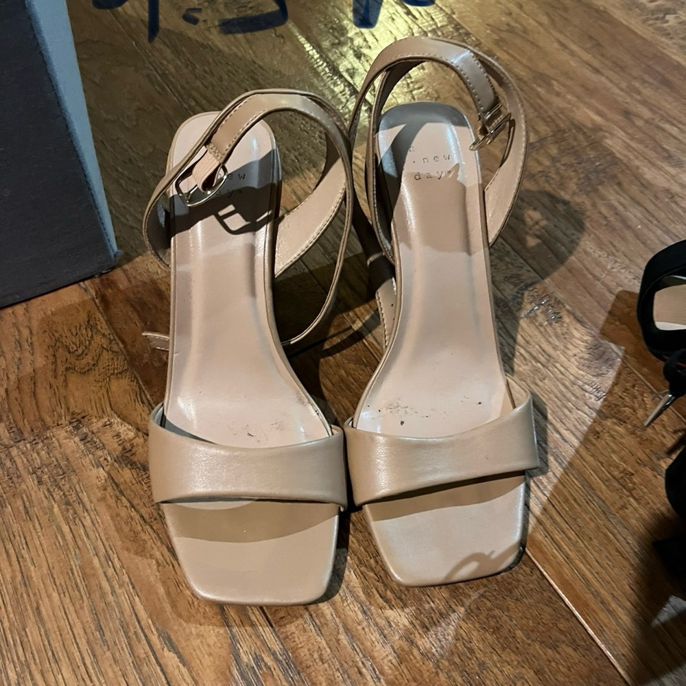 Beige Strappy Sandals